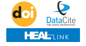 Λογότυπο DOI, DATACite & Heal Link
